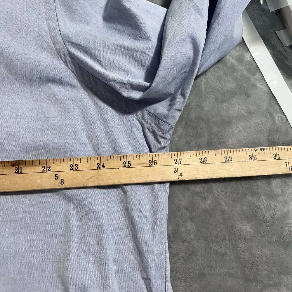 Polo Ralph Lauren Button Down Shirt Mens 2XL Blue Long Sleeve Cotton Preppy